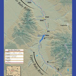 Tackle Shop Ruby Rvr. Fishing Map - Montana
