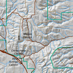 Box Elder, Hansel Mtn. Utah Elk Hunting Unit Map with Land Ownership