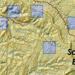 San Juan Bull Elk (South) Utah Elk Hunting Unit Map with Land Ownership