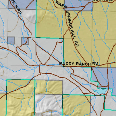 Box Elder, Grouse Creek Utah Elk Hunting Unit Map with Land Ownership