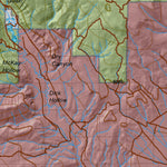 Bonanza_Vernal_Ystone_(West) Utah Elk Hunting Unit Map with Land Ownership