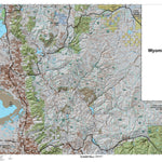 Chalk Creek Utah Elk Hunting Unit Map with Land Ownership
