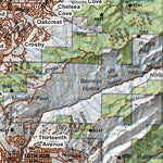 Chalk Creek Utah Elk Hunting Unit Map with Land Ownership