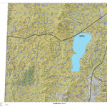 Southwest Desert (North) Utah Elk Hunting Unit Map with Land Ownership