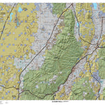 Fillmore, Pahvant Utah Elk Hunting Unit Map with Land Ownership
