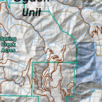Cache, South Utah Elk Hunting Unit Map with Land Ownership