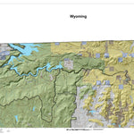 North Slope, Three Corners Utah Elk Hunting Unit Map with Land Ownership