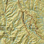 Plateau Boulder Kaiparowits (South) Utah Elk Hunting Unit Map with Land Ownership