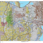 Oquirrh-Stansbury Utah Elk Hunting Unit Map with Land Ownership