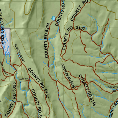 Plateau, Fishlake, Thousand Lakes Utah Elk Hunting Unit Map with Land Ownership