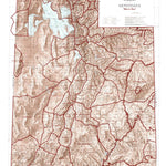 Utah State Map with Elk Unit Boundary Overlays