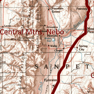 Utah State Map with Elk Unit Boundary Overlays