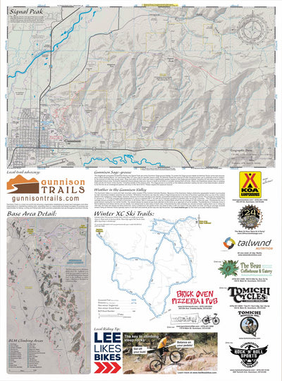 Signal Peak Trails Map (Gunnison, CO)