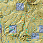 Henry Mtns Utah Elk Hunting Unit Map with Land Ownership and Concentrations