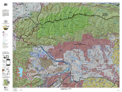 Bonanza_Vernal_Ystone_(West) Utah Elk Hunting Unit Map with Land Ownership and Concentrations
