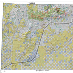 Box Elder, Grouse Creek Utah Elk Hunting Unit Map with Land Ownership and Concentrations