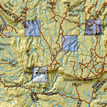 La Sal, La Sal Mtns Utah Elk Hunting Unit Map with Land Ownership and Concentrations