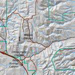 Box Elder, Hansel Mtn. Utah Elk Hunting Unit Map with Land Ownership and Concentrations