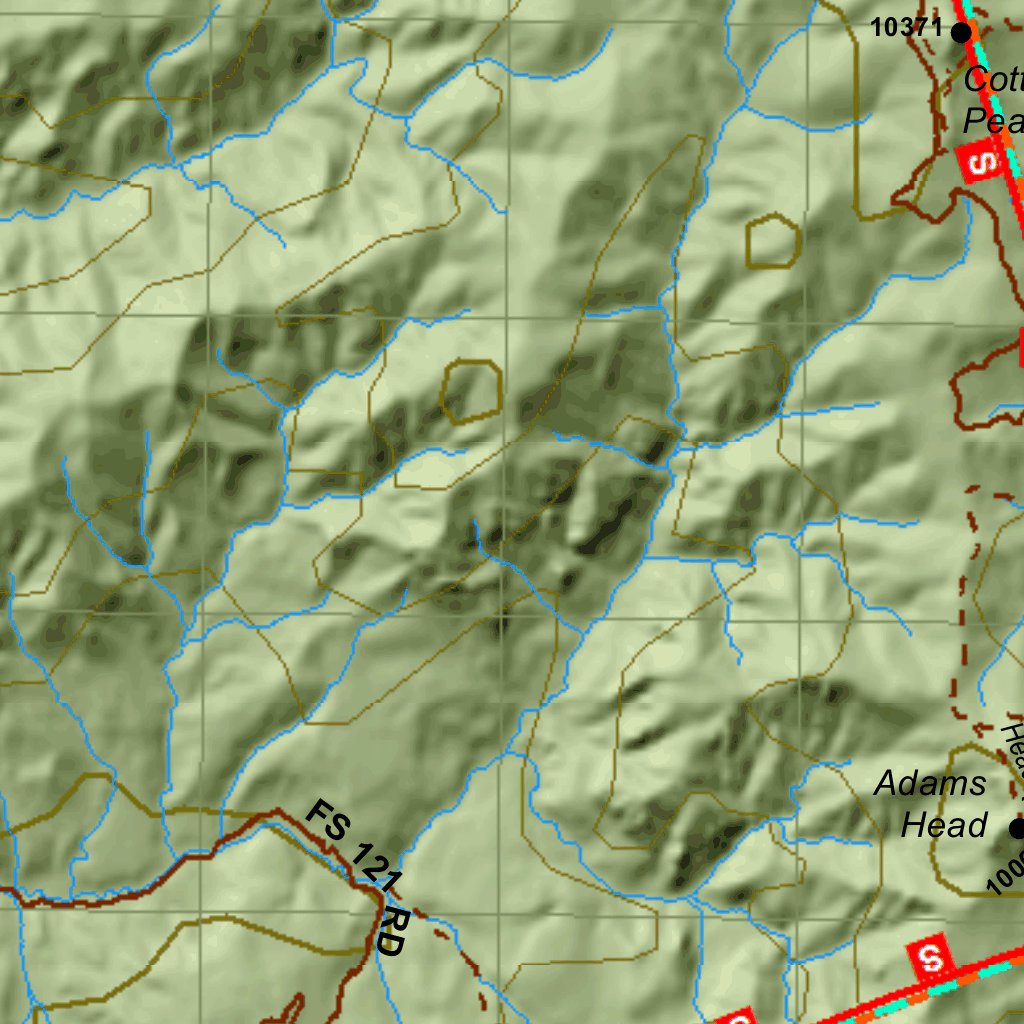 Mt Dutton Utah Elk Hunting Unit Map with Land Ownership and ...