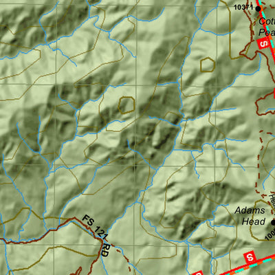 Mt Dutton Utah Elk Hunting Unit Map with Land Ownership and Concentrations