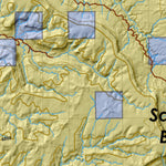 San Juan Bull Elk (South) Utah Elk Hunting Unit Map with Land Ownership and Concentrations