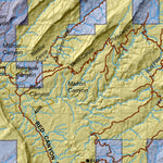 San Juan Bull Elk (South) Utah Elk Hunting Unit Map with Land Ownership and Concentrations