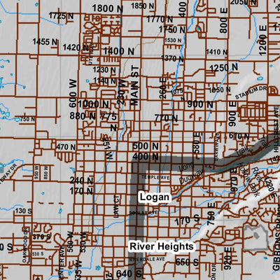Cache, North Utah Elk Hunting Unit Map with Land Ownership and Concentrations