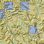 San Rafael, North Utah Elk Hunting Unit Map with Land Ownership and Concentrations