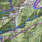 Wasatch Mtns Utah Elk Hunting Unit Map with Land Ownership and Concentrations