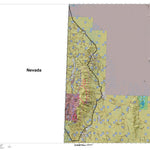 West Desert, Deep Creek Utah Elk Hunting Unit Map with Land Ownership and Concentrations