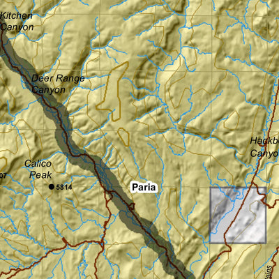 Paunsaugunt Utah Elk Hunting Unit Map with Land Ownership and Concentrations