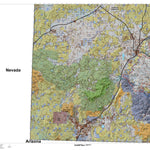 Pine Valley Utah Elk Hunting Unit Map with Land Ownership and Concentrations