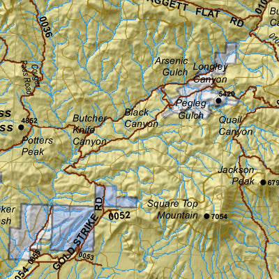 Pine Valley Utah Elk Hunting Unit Map with Land Ownership and Concentrations