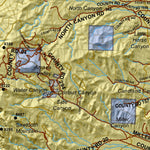 Southwest Desert (North) Utah Elk Hunting Unit Map with Land Ownership and Concentrations