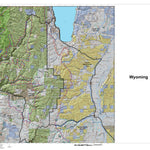 Cache, East Rich Utah Elk Hunting Unit Map with Land Ownership and Concentrations