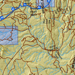San Juan, Montezuma Canyon Utah Elk Hunting Unit Map with Land Ownership and Concentrations