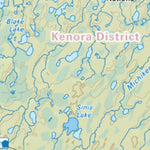Map77 Wunnummin Lake - Northwestern Ontario