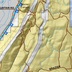 Cache, Crawford Mtn. Utah Mule Deer Hunting Unit Map with Land Ownership and Concentrations