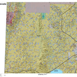 West Desert (S) Utah Mule Deer Hunting Unit Map with Land Ownership and Concentrations