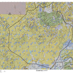 West Desert Vernon Utah Mule Deer Hunting Unit Map with Land Ownership and Concentrations