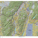 Monroe Utah Mule Deer Hunting Unit Map with Land Ownership and Concentrations