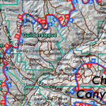 North Slope (Summit) Utah Mule Deer Hunting Unit Map with Land Ownership and Concentrations