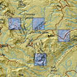 Central Mtns, San Rafael (S) Utah Mule Deer Hunting Unit Map with Land Ownership and Concentrations