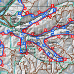 Chalk Creek, East Canyon, UT Mule Deer Hunting Unit Map with Land Ownership and Concentrations