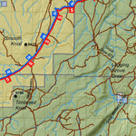 Plateau, Boulder Kaiparowits (N) UT Mule Deer Hunting Unit Map with Land Ownership & Concentrations