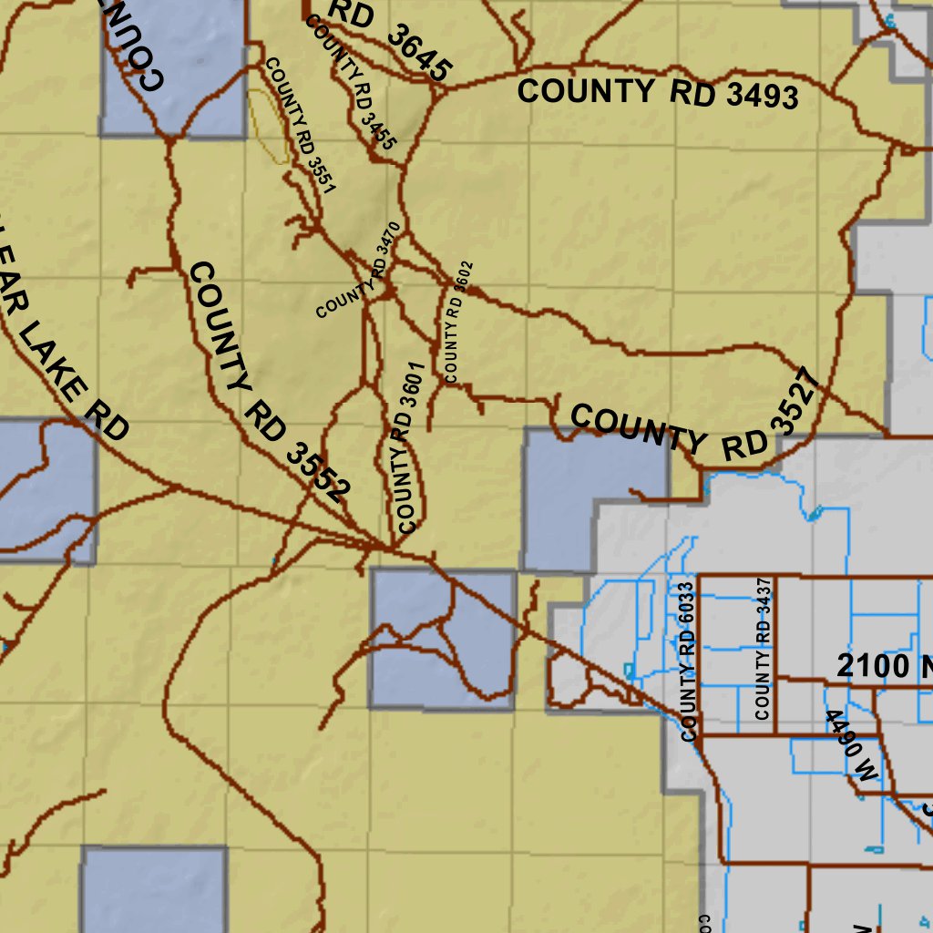 Fillmore Utah Mule Deer Hunting Unit Map with Land Ownership and