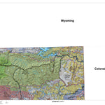 North Slope Utah Mule Deer Hunting Unit Map with Land Ownership and Concentrations