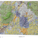 Zion Utah Mule Deer Hunting Unit Map with Land Ownership and Concentrations