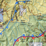 Pleateu, Fishlake Utah Mule Deer Hunting Unit Map with Land Ownership and Concentrations