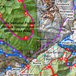 Wasatch Mtns, West Utah Mule Deer Hunting Unit Map with Land Ownership and Concentrations